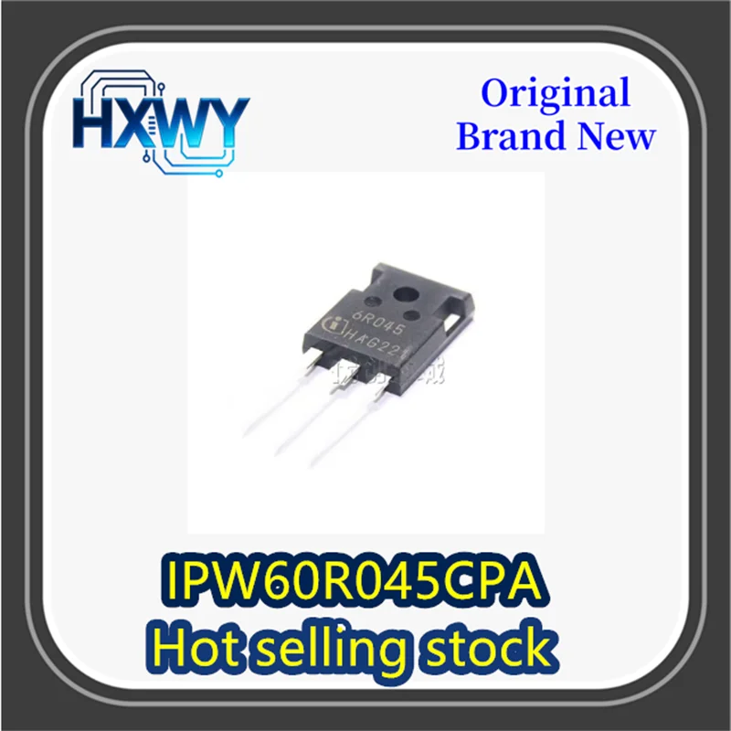 

(10/50 шт.) 6R045A IPW60R045CPA 60A 600V TO-247 Мощный MOSFET 100% новый, оригинальный, быстрая доставка