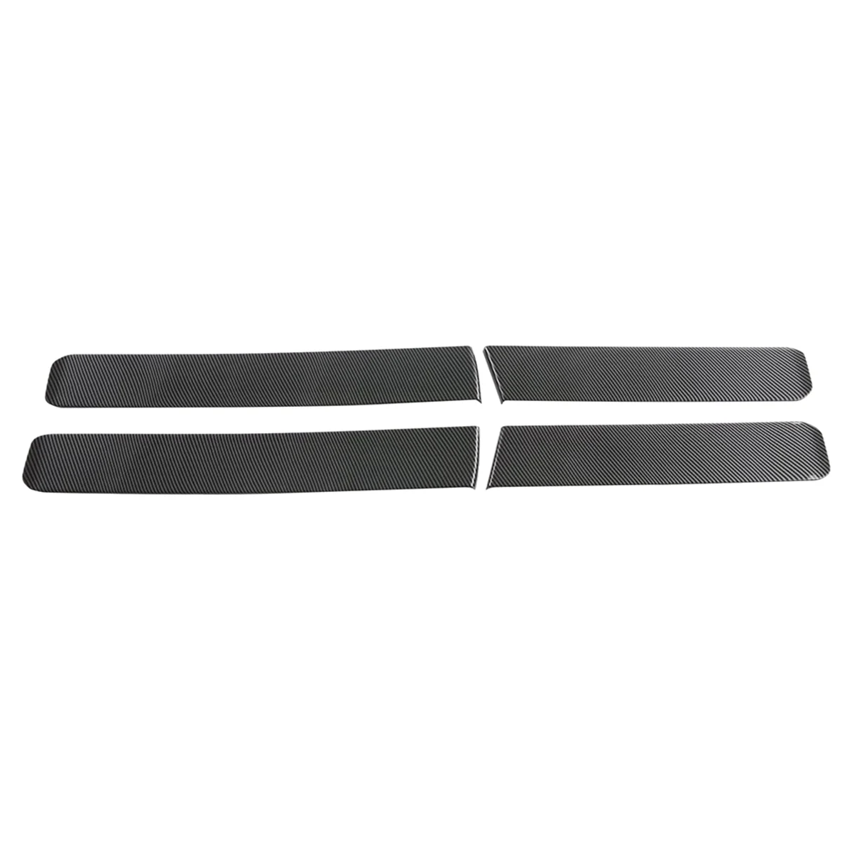 For Hyundai Santa Fe MX5 2024 Carbon Fiber Car Inner Door Panel Trim Stripe Cover Trim