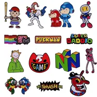 Cartoon Anime Arcade Game Enamel Pin Brooch Backpack Hat Lapel Badge Men Women Fashion Jewelry Accessories Gifts