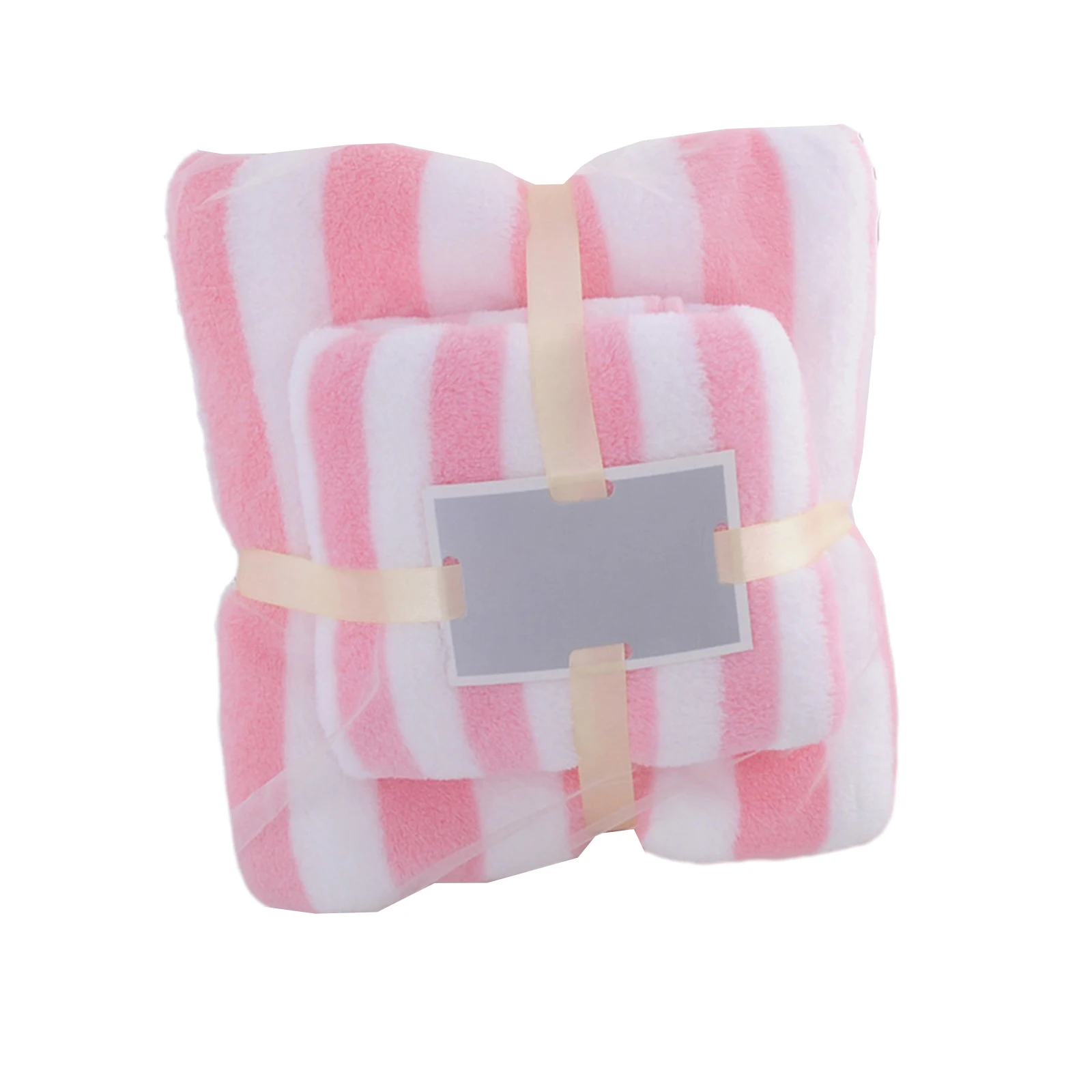 Soft and Lightweight Towel Set Coral Fleece Bath Towels for Home Spa Gym and Travel Use 2 Piece Collection for Daily Comfort