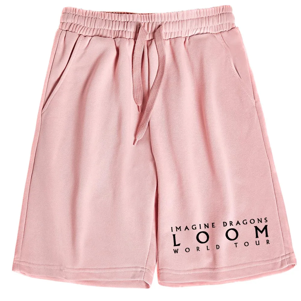 Imagine Dragons Loom World Tour 2024 Cotton Trousers Unisex Casual Beach Regular Summer Printing Music Fans Gift Short Pants