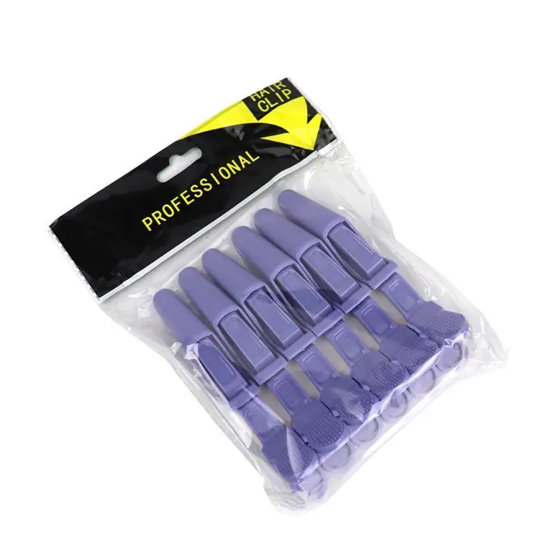 6 Piece Set Of Multifunctional Hair Styling Sectioning Clips, Positioning And Partitioning Alligator Clips Suitable Hairdressers