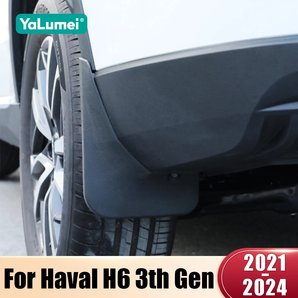 Für Haval H6 3rd Gen 2021 2022 2023 2024 GT DHT-PHEV ABS Auto Kotflügel Spritzschutz Kotflügel Schmutzfänger Abdeckung fall Zubehör