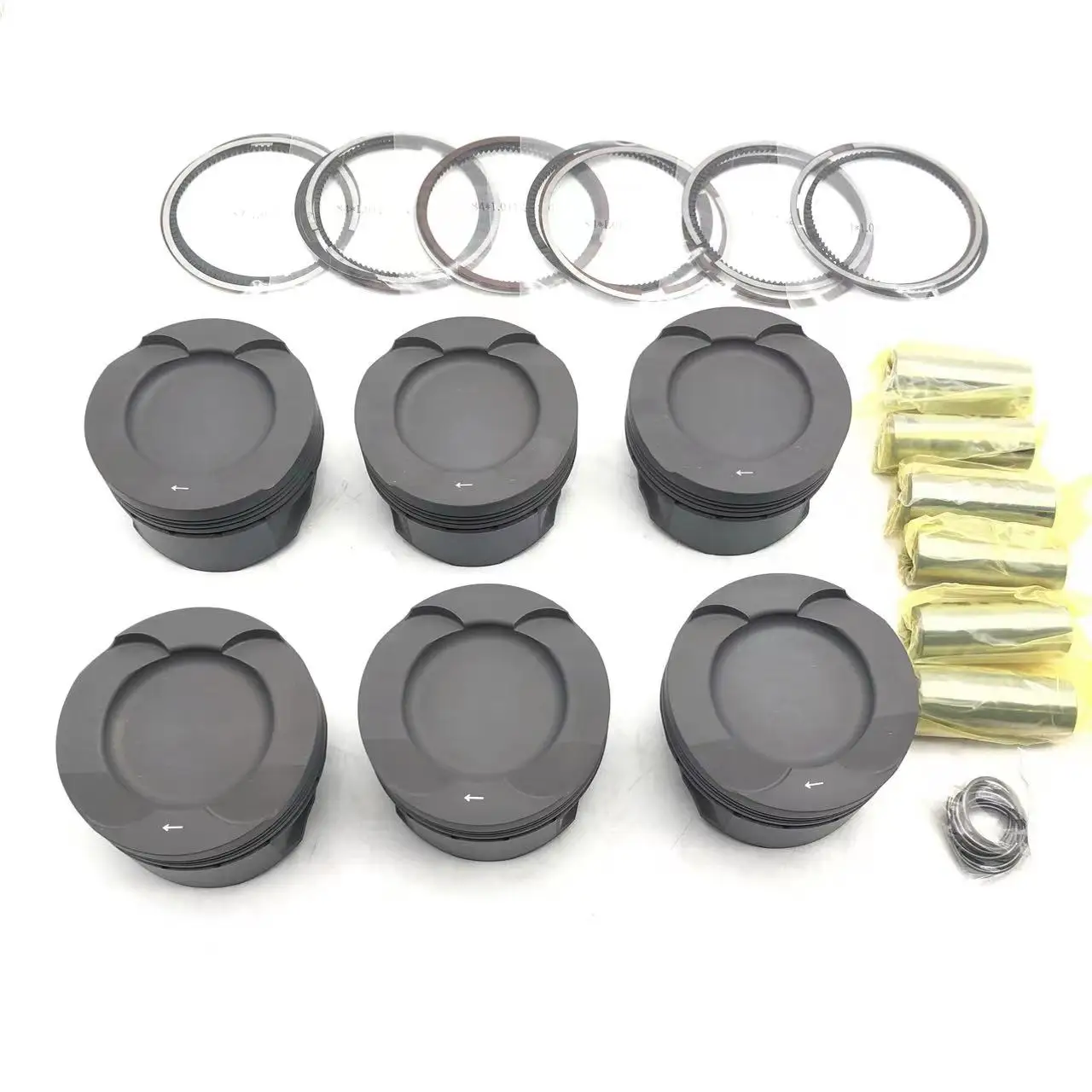 

N55 S55 Forged Piston for BMW N55B30 Moly Coated Full Phosphate Coated One Set