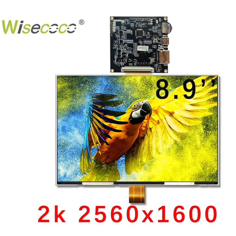 

8,9-дюймовый 2560x1600 2K сенсорный ЖК-экран Raspberry Pi дисплей 500 нит монитор МИНИ-USB плата драйвера панель DIY KIT