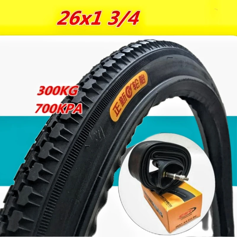 26x1 3/4  pedicab rickshaw tire pedal pedicab tyre 26*1 3/4 carrying capacity load outer tires Inner tube 26x13/4 bike tire CST