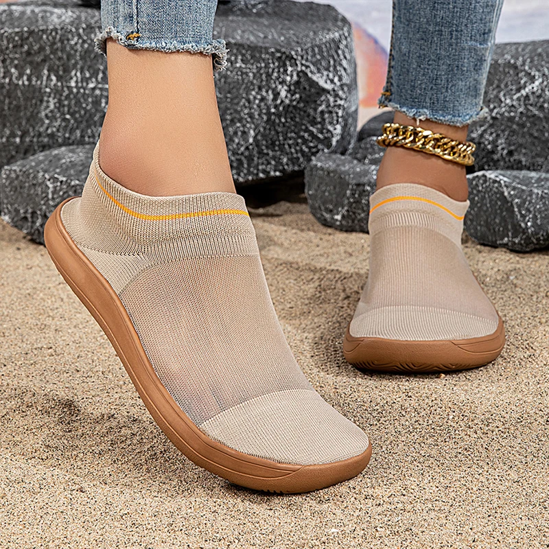 YRZL Aqua Shoes Women 2025 Non-Slip Water Sports Breathable Quick Dry Ultralight Wading for Swimming Running Fishing Sneakers