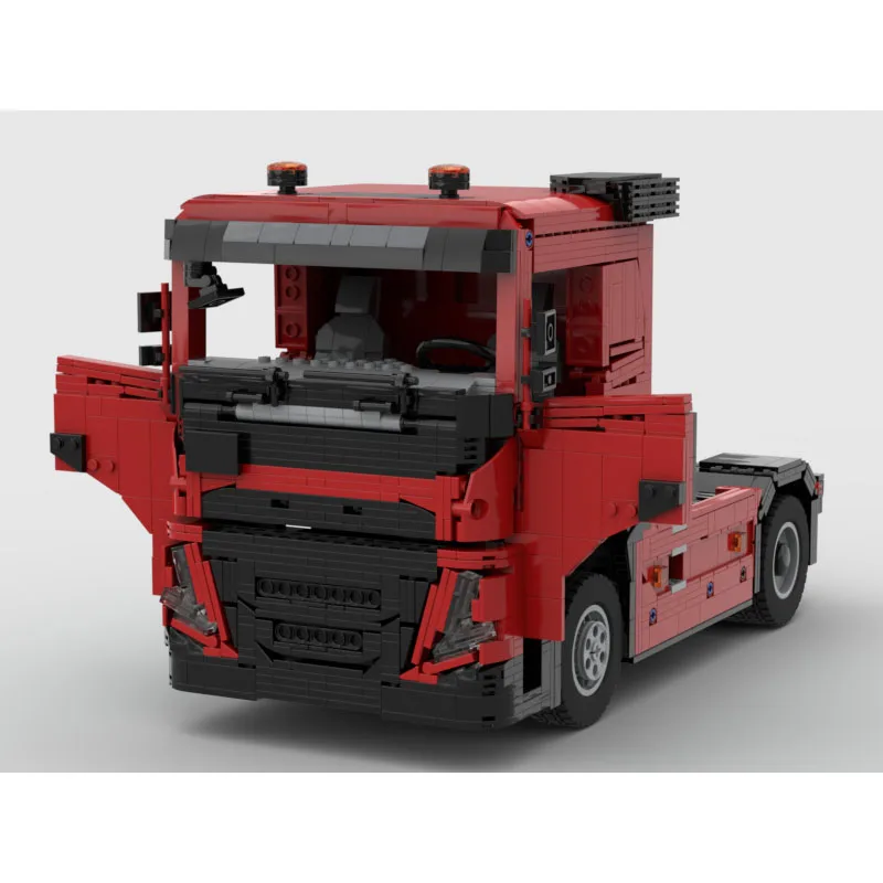 MOC-111309الكهربائية RC FM شاحنة الجمعية الربط اللبنات2477 بناء كتلة أجزاء الاطفال عيد ميلاد اللبنات لعبة الهدايا