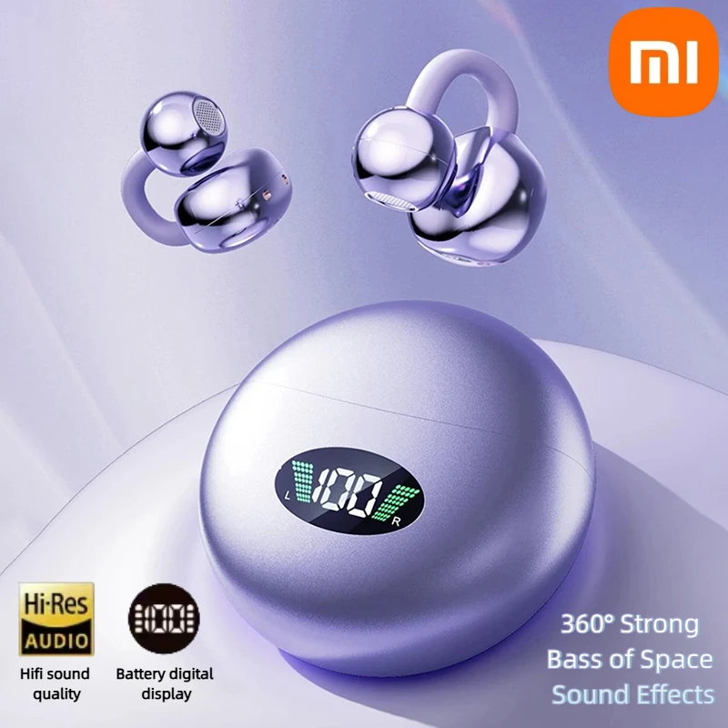 

Беспроводные Bluetooth-наушники Xiaomi с клипсой, высокое качество звука, высокое качество, длительный срок службы батареи, идеально подходят для занятий спортом, активный образ жизни