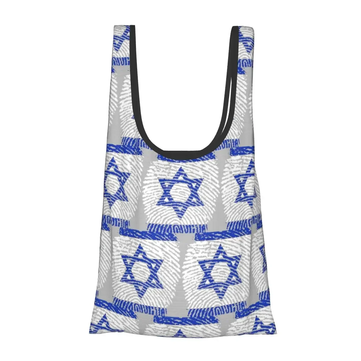 From Israel Portable Tote Shopping Bags Reusable Shopper Bag Grocery Handbag Shoulder Bag