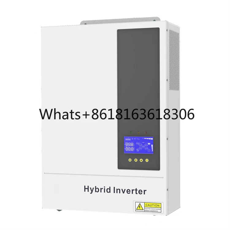 MPPT Battery Charger 5.5 kw Hybrid Solar Inverter 48V Max 500V Photovoltaic Input AC220V Output with Timed Charging