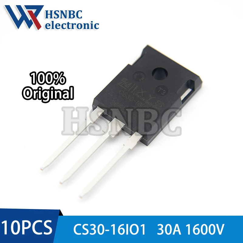 

10PCS CS30-16IO1 CS30-16I01 CS3016IO1 CS3016I01 TO-247 1600V 30A Single Thyristor 100% New Original