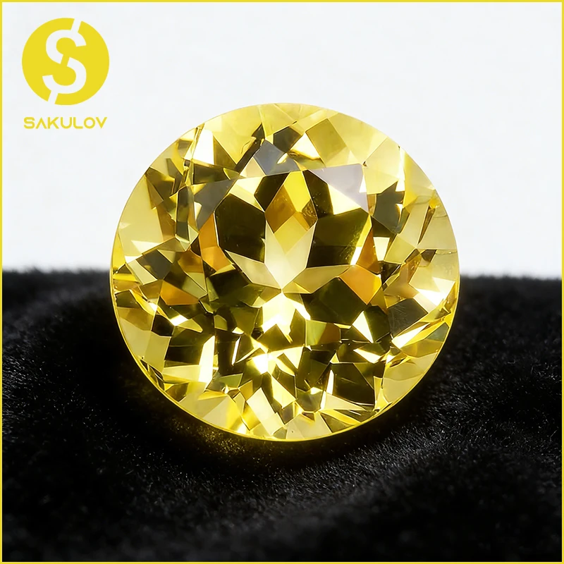 Lab Grown Yellow Sa…