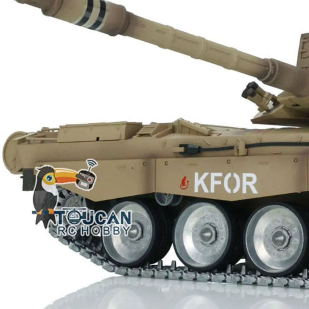 

Heng Long Pro Ver 1/16 7.0 Challenger II RC Tank 3908 Metal Tracks 360 Turret Rotation Military Vehicle Toys TH17741-SMT7