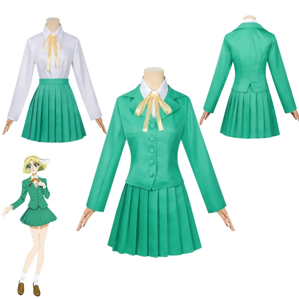 Magic Knight Rayearth Hououji Fuu Cosplay Costume Hououji Fuu Halloween Carnival Party Outfit