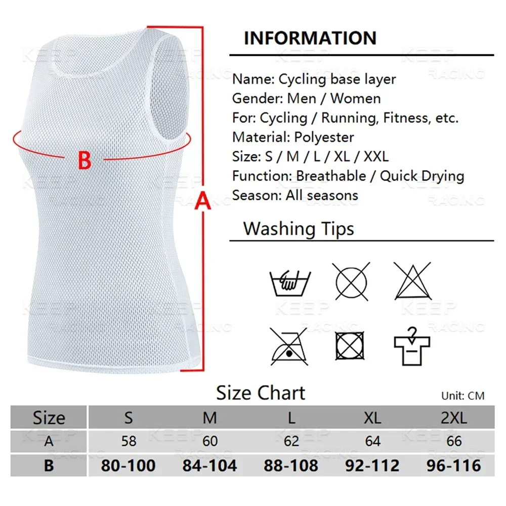 Jersey de ciclismo colorido para mulheres, camadas básicas, colete seco rápido, camiseta respirável, colete de elasticidade, camisas de bicicleta de