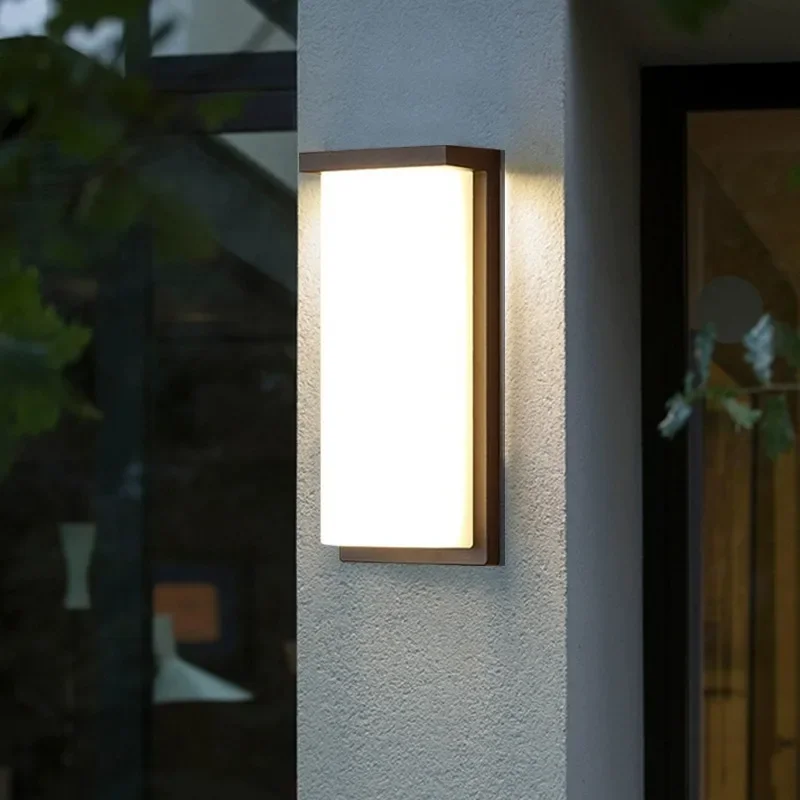 

Outdoor Wall Lamp Modern Nordic Waterproof IP65 Porche Balcony Home Garden Decoration Lighting LED Lights Fixture Wall Sconce