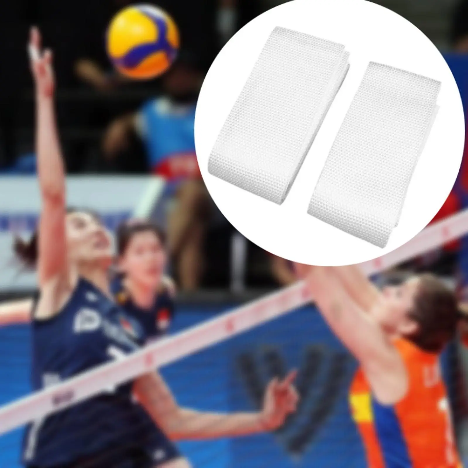 

2 Pieces Volleyball Antenna Pocket Sleeves, Volleyball Referee Equipment,