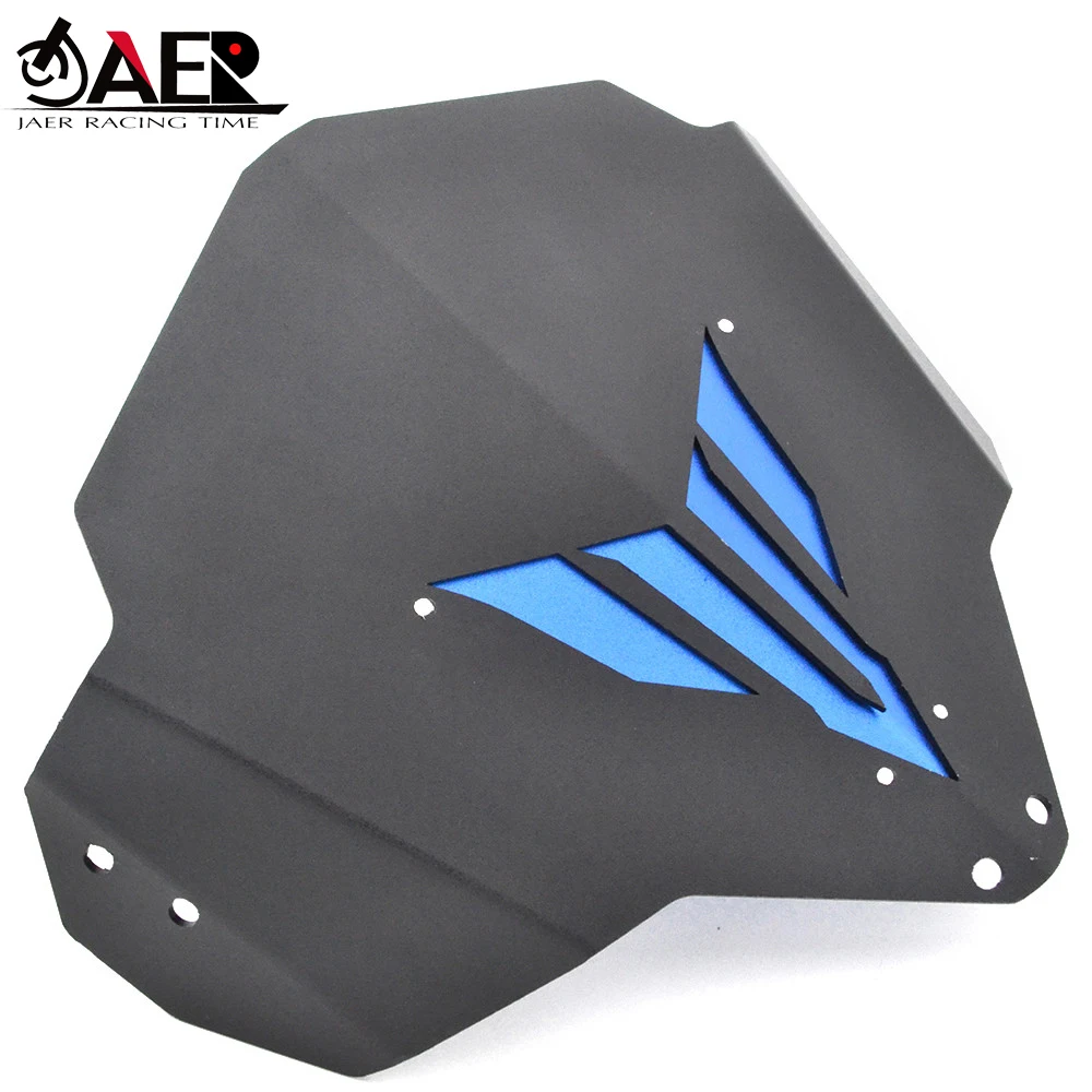 Windshield Windscreen with Adjustable Bracket for Yamaha MT03 FZ03 2015 2016 2017 2018 Motorcycle Wind Screen