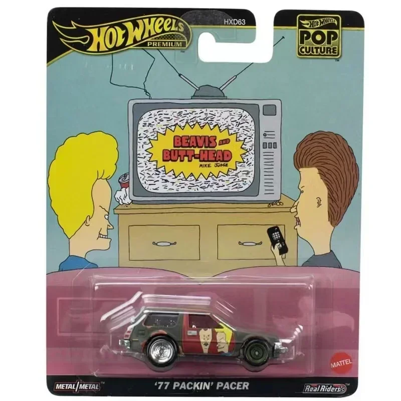 Hot Wheels Alloy Gtr34 Nissan Moon People Beavis And Butthead  Car Pop Culture Series Car Model Hxd63 Room Ornament Car Boy Gift