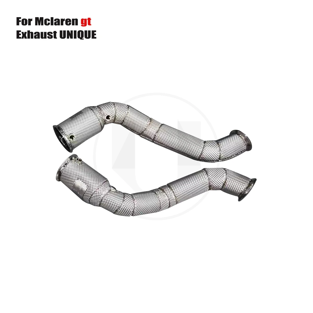 

UNIQUE For Mclaren gt 4.0T V8 2018-2023 With insulator downpipe With cat/without cat exhaust pipe