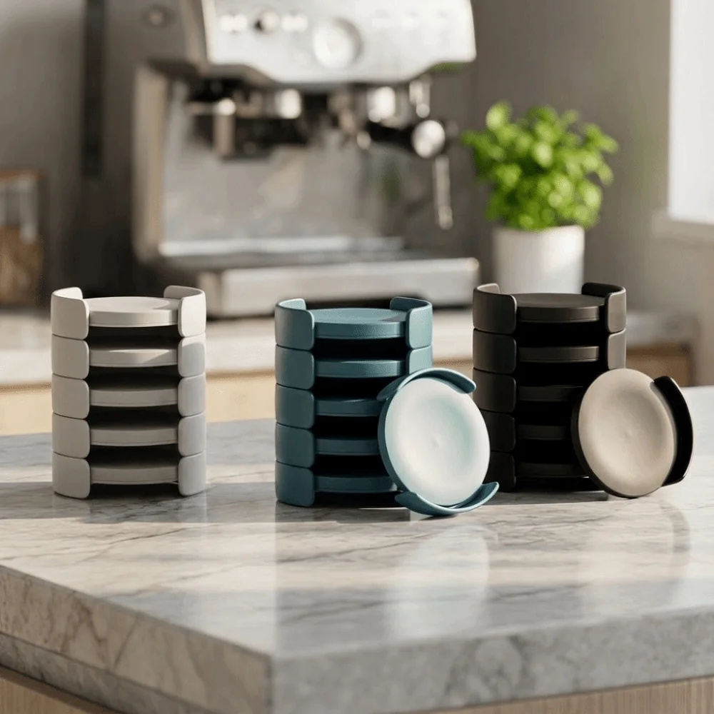 6Pcs Storage Solution Adjustable Cup Holder Stackable Retractable Mug Stacker Space Saving Expandable Cup Organizer Tea Cups