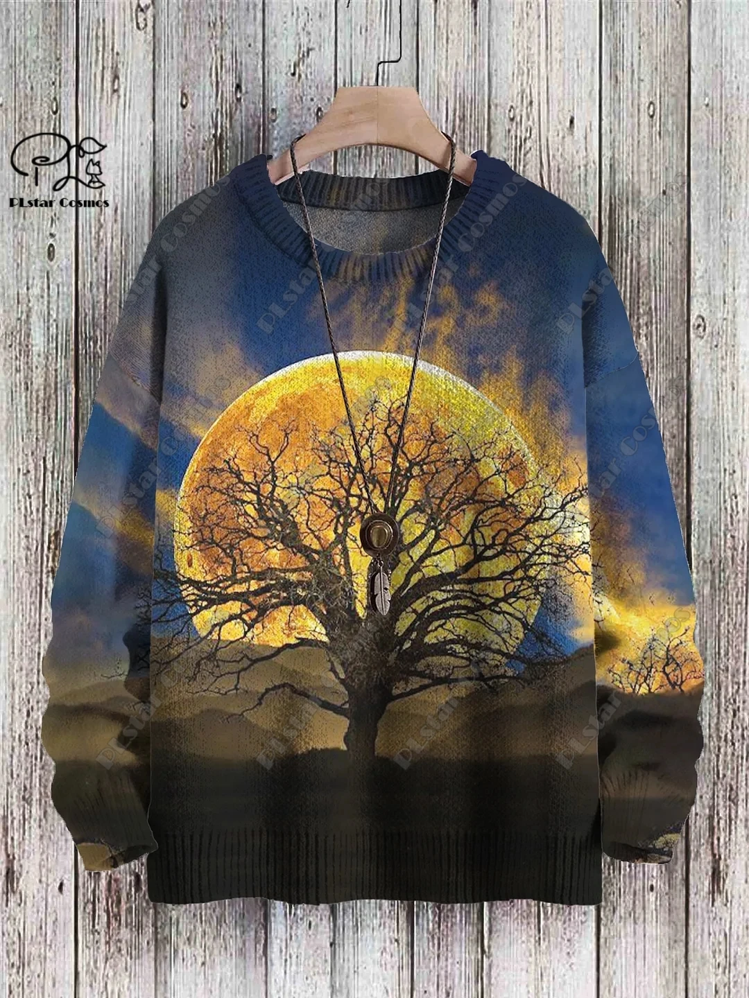 Brand New 3D Printed Retro Colorful Art Print Authentic Ugly Sweater Winter Casual Unisex Sweater F-3