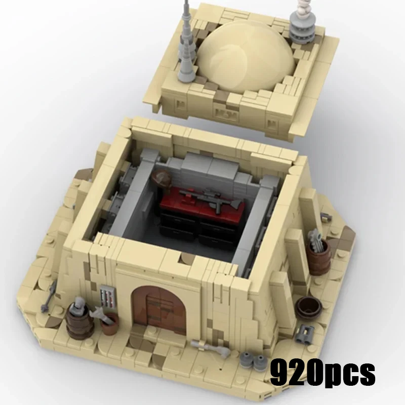 

Moc Building Bricks Famous Star Movie Model Hut From Battlefront 2 Technology Modular Blocks Gift Christmas Toy DIY Set Assembly