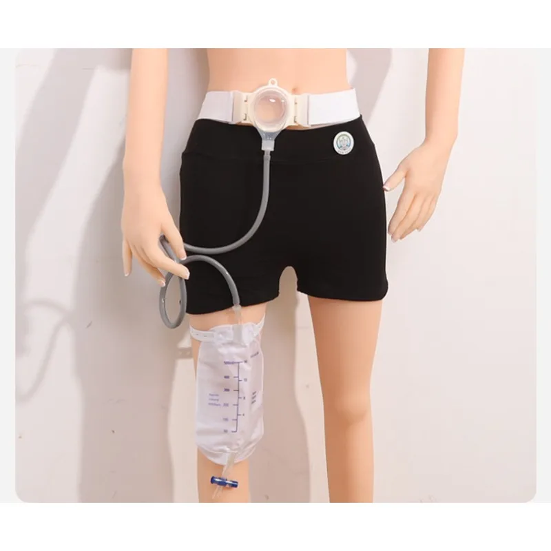 

Urinary Ostomy Bag Elderly Incontinence Urinary Tracheostomy Bag Waist Side Urine Collection Bag After Bladder Surgery Day Night