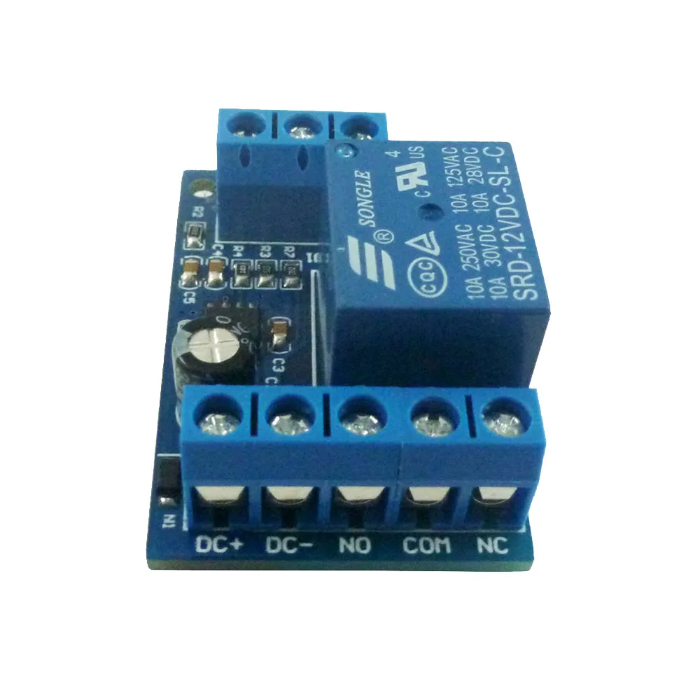 2-in-1 Automatic Drain Controller, 12V DC Liquid Level Sensor Relay Module, Suitable for Motors, Fish Tanks and Water Tanks Etc.