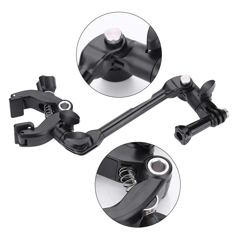 10 Inch Adjustable Arm Super Clamp Stand for GoPro Hero 11 10 9 8 7 6 5 Xiaomi Sjcam Eken DJI Go Pro Accessory