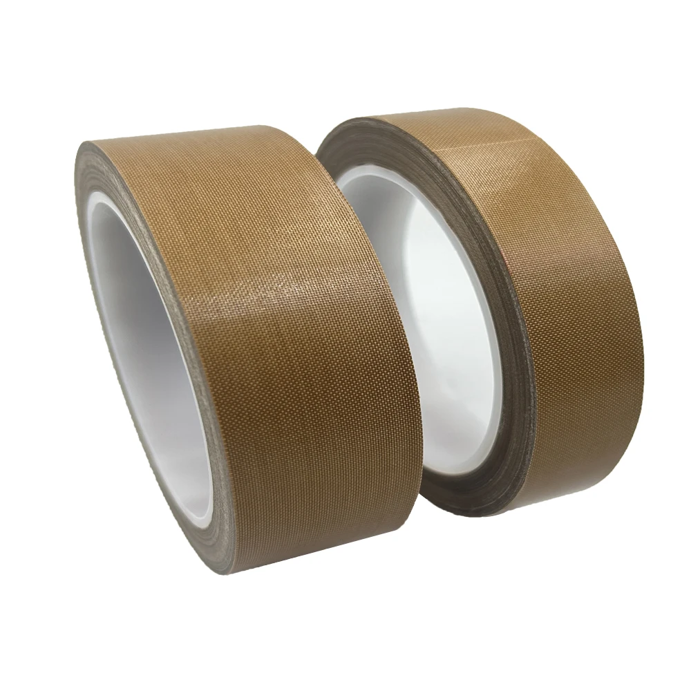 

PTFE Coated Fabric Tape 0.18mm Thick 20meters long Tefloonn High Temperature Tape for Vacuum, Hand Impulse Sealers