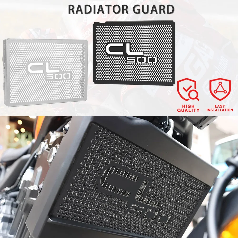 2026 CL500 Motorcycle Accessories FOR HONDA CL500 CL 500 2023 2024 2025 Radiator Grille Guard Cover Protector Oil Cooler guard