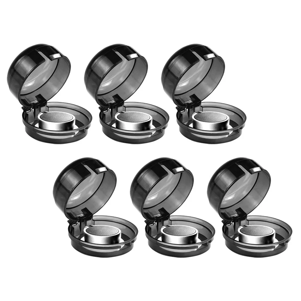 

6 Pcs Camping Stoves Knob Cover Guard for Child Safety Covers Cabinet Proof Black Gas