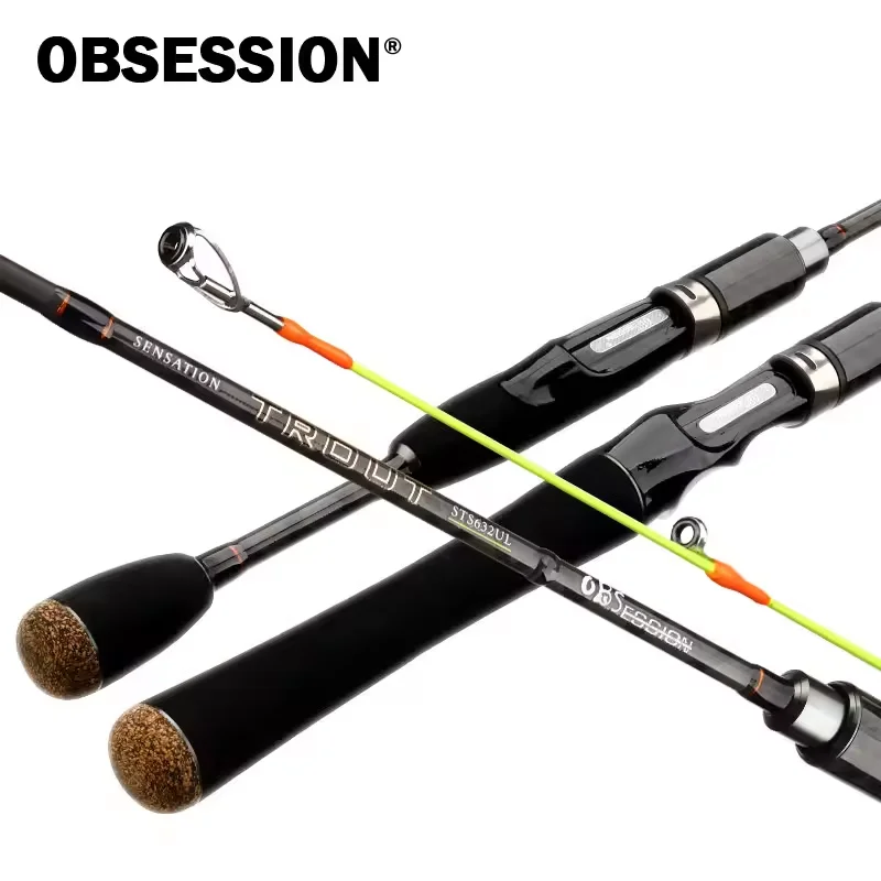 

OBSESSION STC Baitcasting Fishing Cana Pesca UL Rod Solid Tip Sensation Spinning Casting Fishing Rods Rockfishing Trout Rod