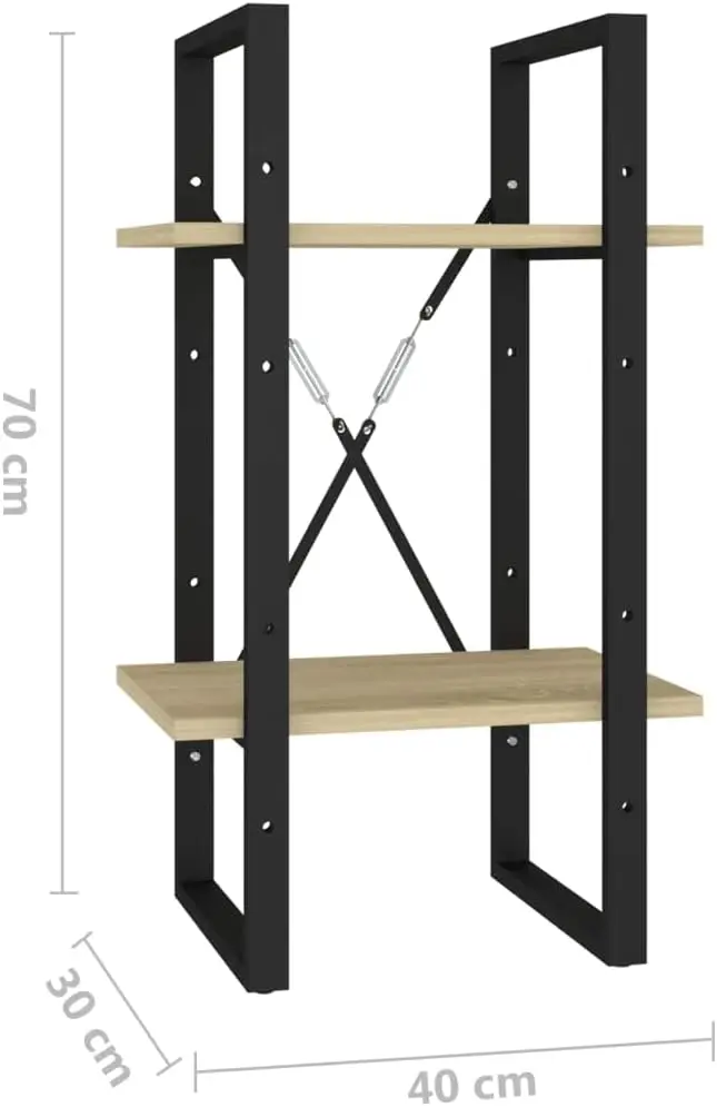 2-Tier Book Cabinet,Tall Cabinet Bookshelves Filing Shelf Liquor Cabinet With Storage Function Suitable For Study Room Office