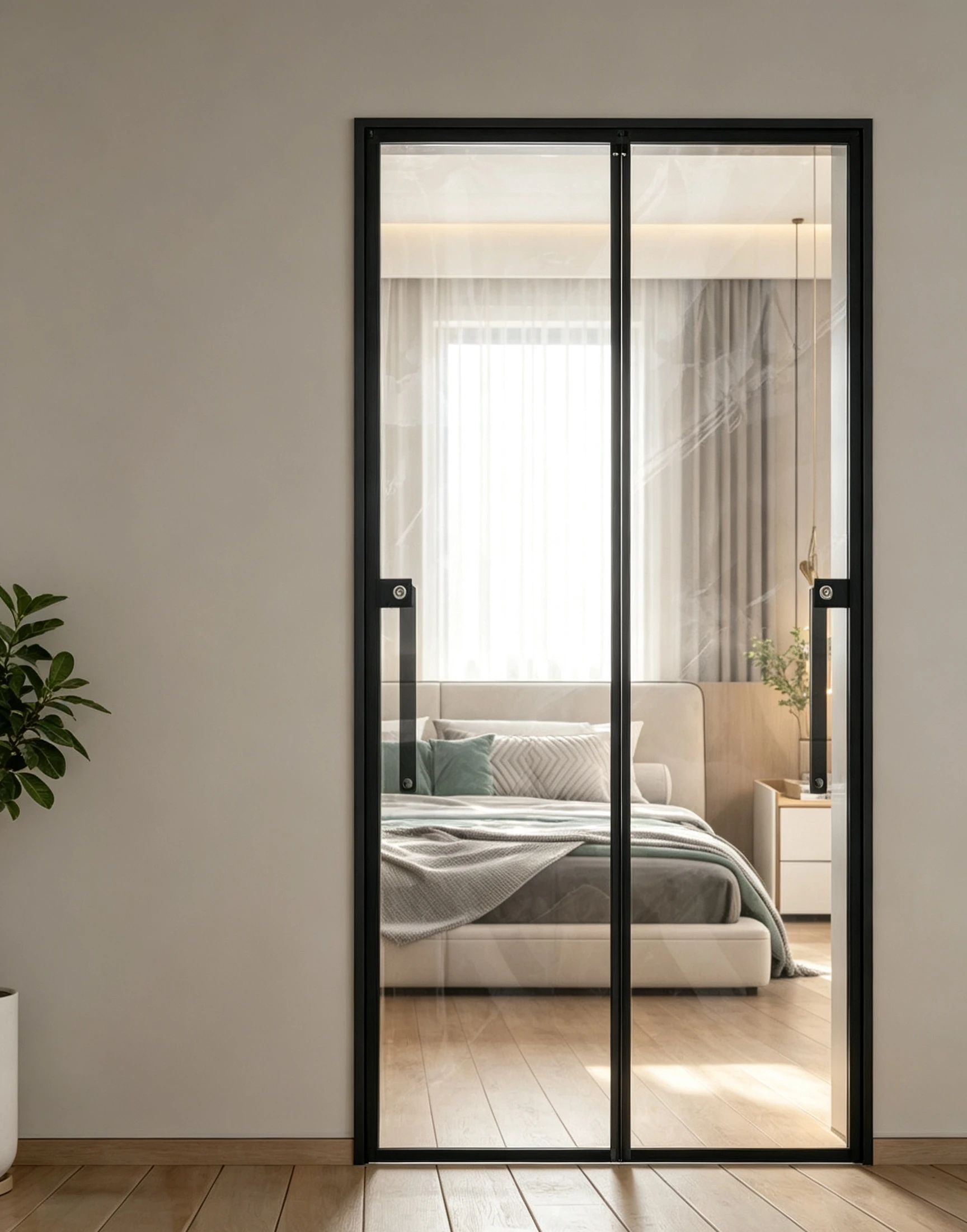 Air conditioner door curtain, partition curtain, windshield curtain, transparent soft plastic, winter thermal insulation and win