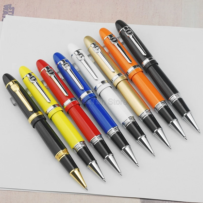 Jinhao 159 Big Size Metal Multicolor Rollerball Pen Silver & Golden Clip Ink Pen For Professional Writing School & Office