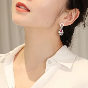 2023 Neuer moderner Trend Retro Zebra Rubinschmuck Sets für europäische Frauen American Fashion Leopardenringe Oszillate Ohrringe 8 Hauptverkäufe Zebra Set - №8