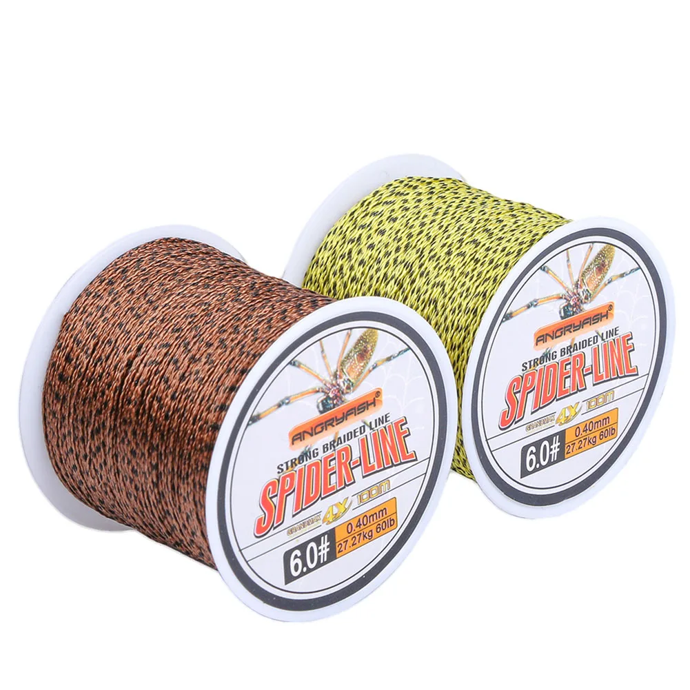 

10-60lb 4 Strands100m Spotted Fishing Line Super Soft Invisible Anti-bite Abrasion Resistant Braided Lines For Fishing Enthusias