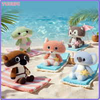 Squishy Animal Plush Toys Dewa Series Soft Stuffed Animal Wolf Flying Squirrel Fox Koala Crocodile Dolls Cute Kids Birthday Gift