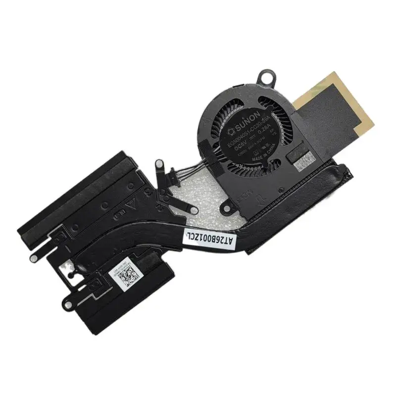 034T0C New Original For DELL Latitude 7390 2 in 1 Laptop CPU Cooling Fan With Heatsink Cooler Fan 34T0C CN-034T0C AT26B001ZCL