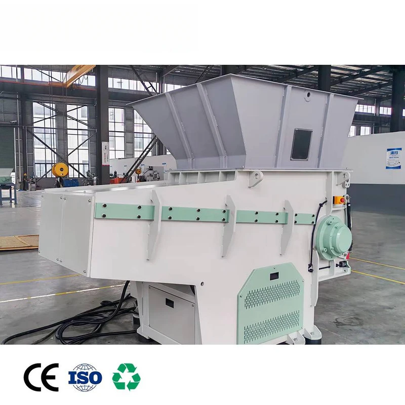 

10 Years Manufacturer Industrial Single Shaft Shredder PLC Control 30-120Hp Automatic Overload Protection