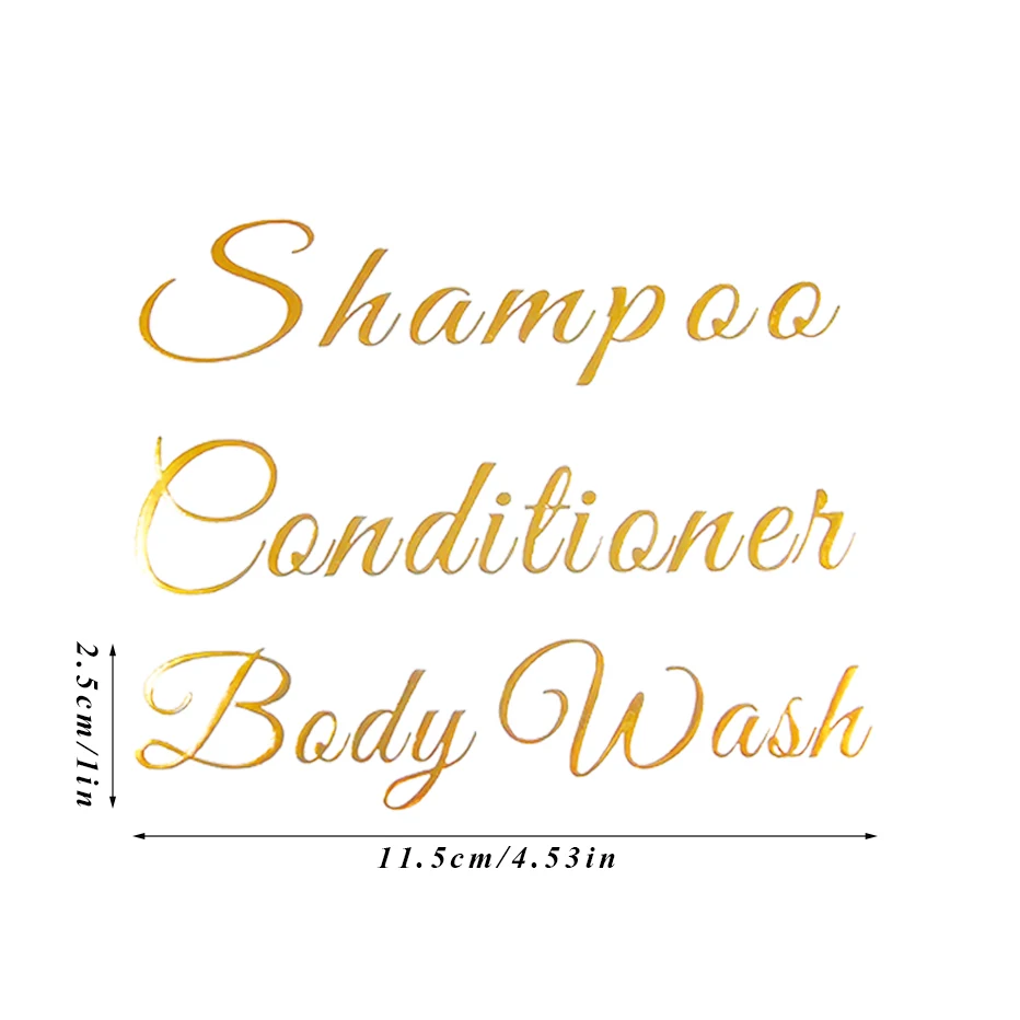Plastic Press Lotion Dispenser Bathroom Accessories Shampoo Conditioner Shower Gel Bottle Lotion Storage Container