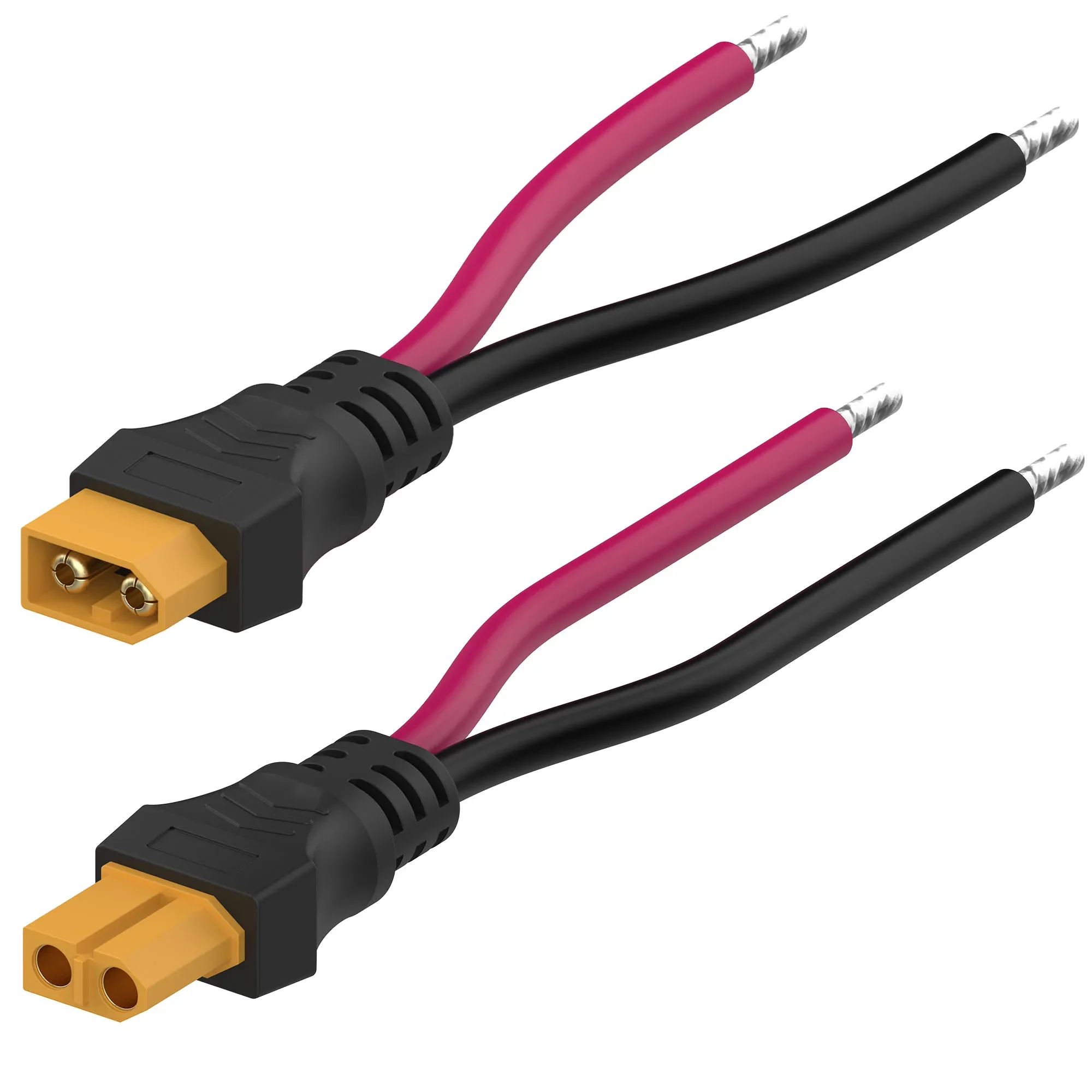Conector XT60 fêmea e macho, com fio de silicone 12AWG, para avião RC, drones, carros de brinquedo, baterias de lítio e muito mais