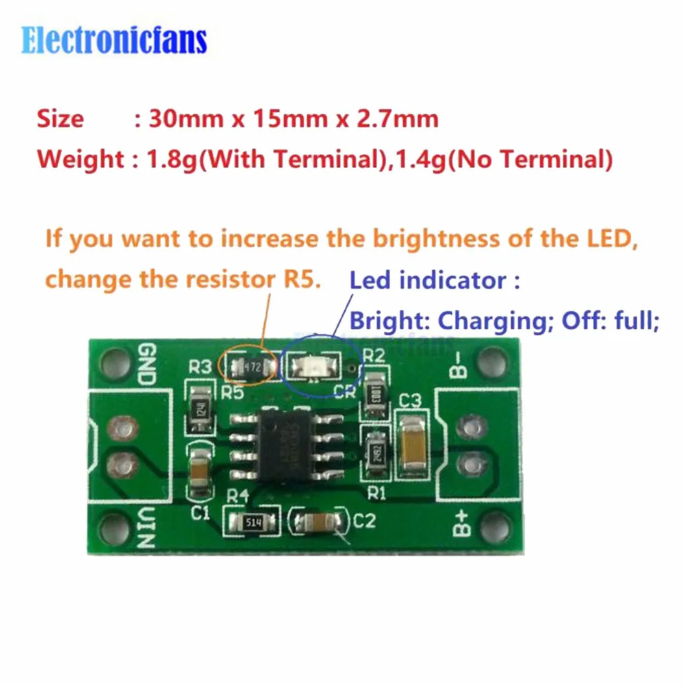 1A 1.2V 2.4V 3.6V Nimh ładowarka dedykowana 1.5V 3V 4.5V CC/CV płyta moduł ładowania