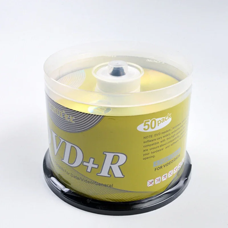 

Пустой диск 50 шт. DVD R Burn Disc Пустой диск 4,7 ГБ 16X Blu-ray Запись Первичное хранилище данных Пустой DVD-диск Сжигаемый мультимедиа Компактный