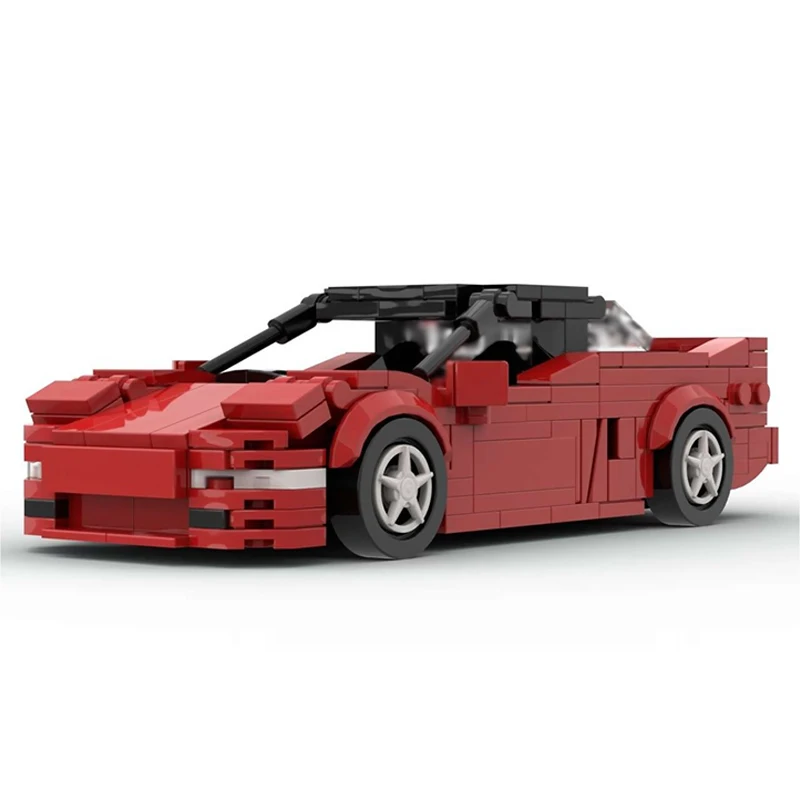 Speed Racing Car Model MOC Building Bricks NSX-R High-Performance Car Modular Technology Children Holiday Gift Assemble Toy Suit