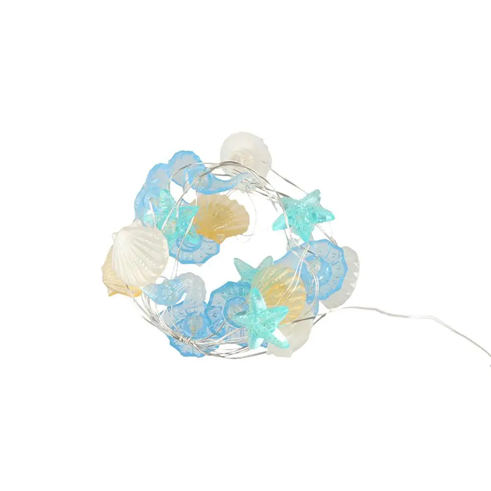 

Waterproof Ocean Fairy Lights Seashell Hippocampus Ocean String Light Conch Warm White Starfish String Lights Home Indoor