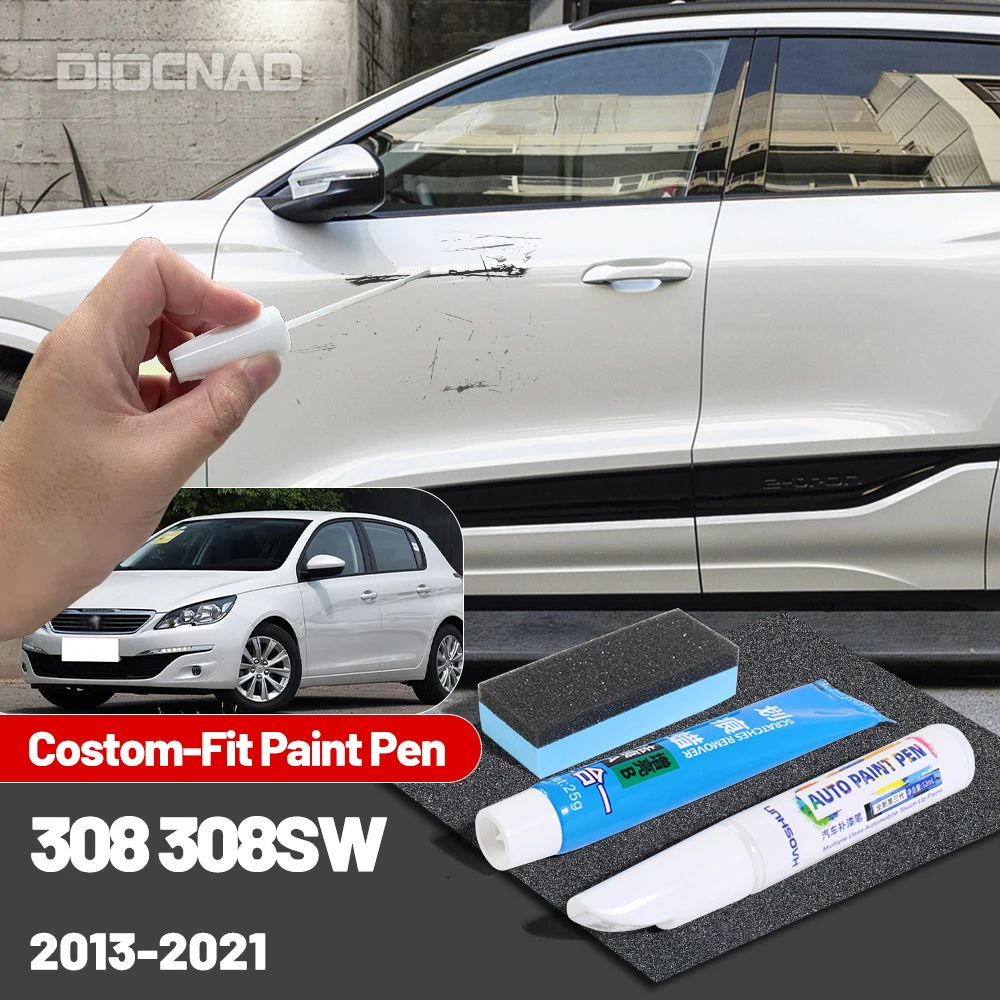 

For Peugeot 308 308SW 2013-2021 2014 2015 2016 2017 2018 2019 Car Touch Up Paint Pen Scratch Repair Scratch Remover Paint Care